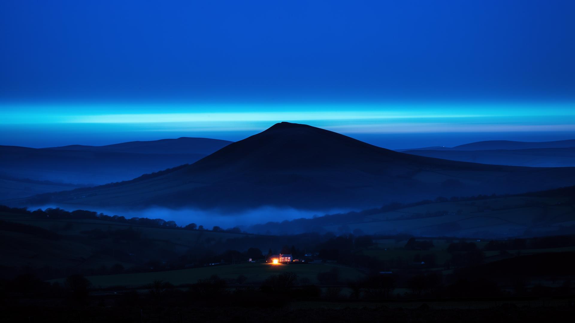 Pentland Hills rolling landscape near Edinburgh