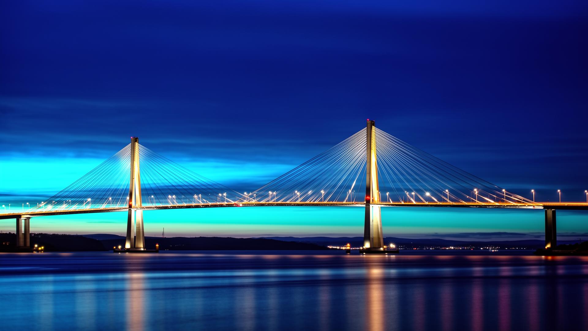 Queensferry Crossing bridge over the Firth of Forth
