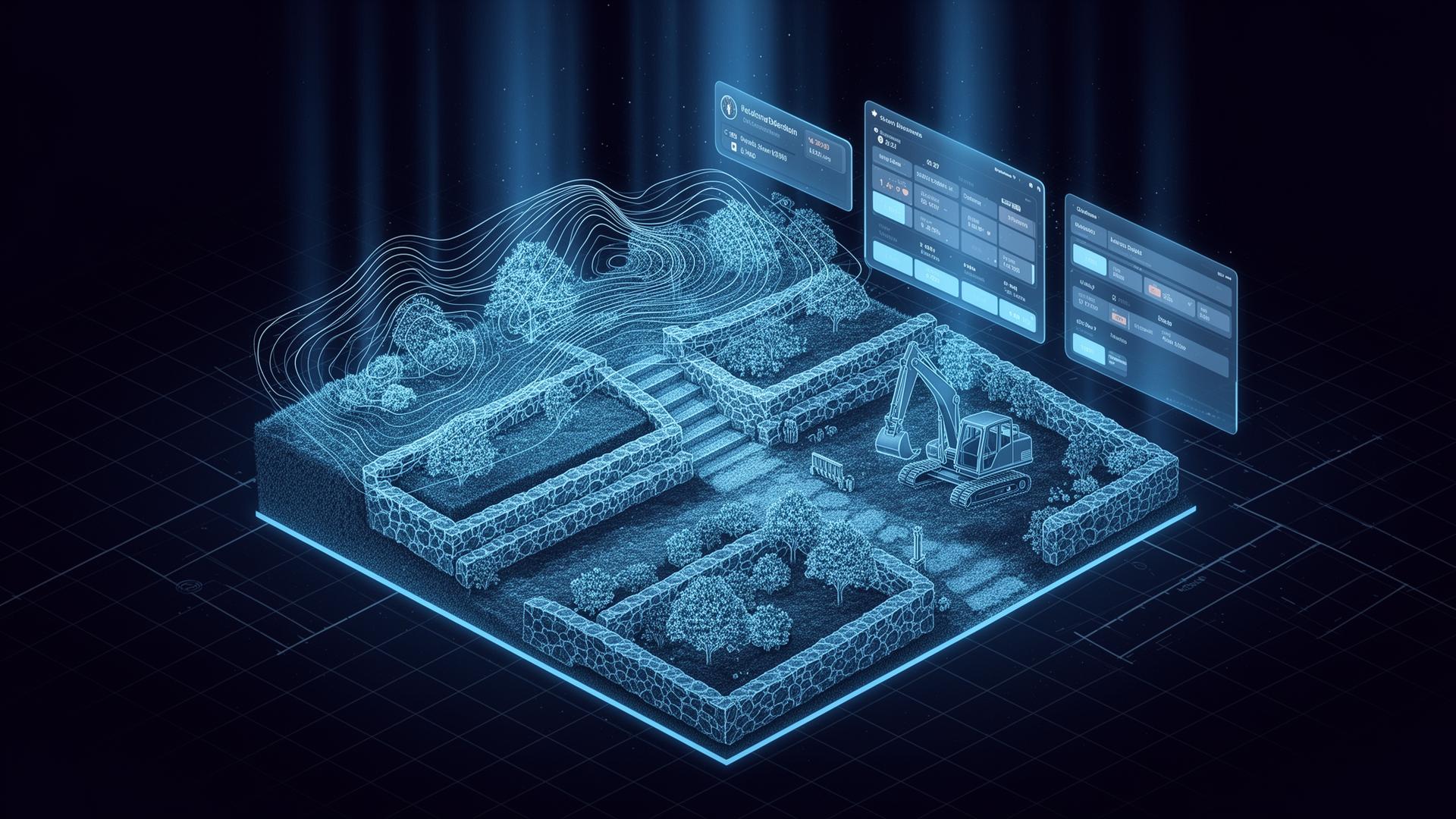 Landscape Flow operational software visualising landscaping jobs, crews and schedules